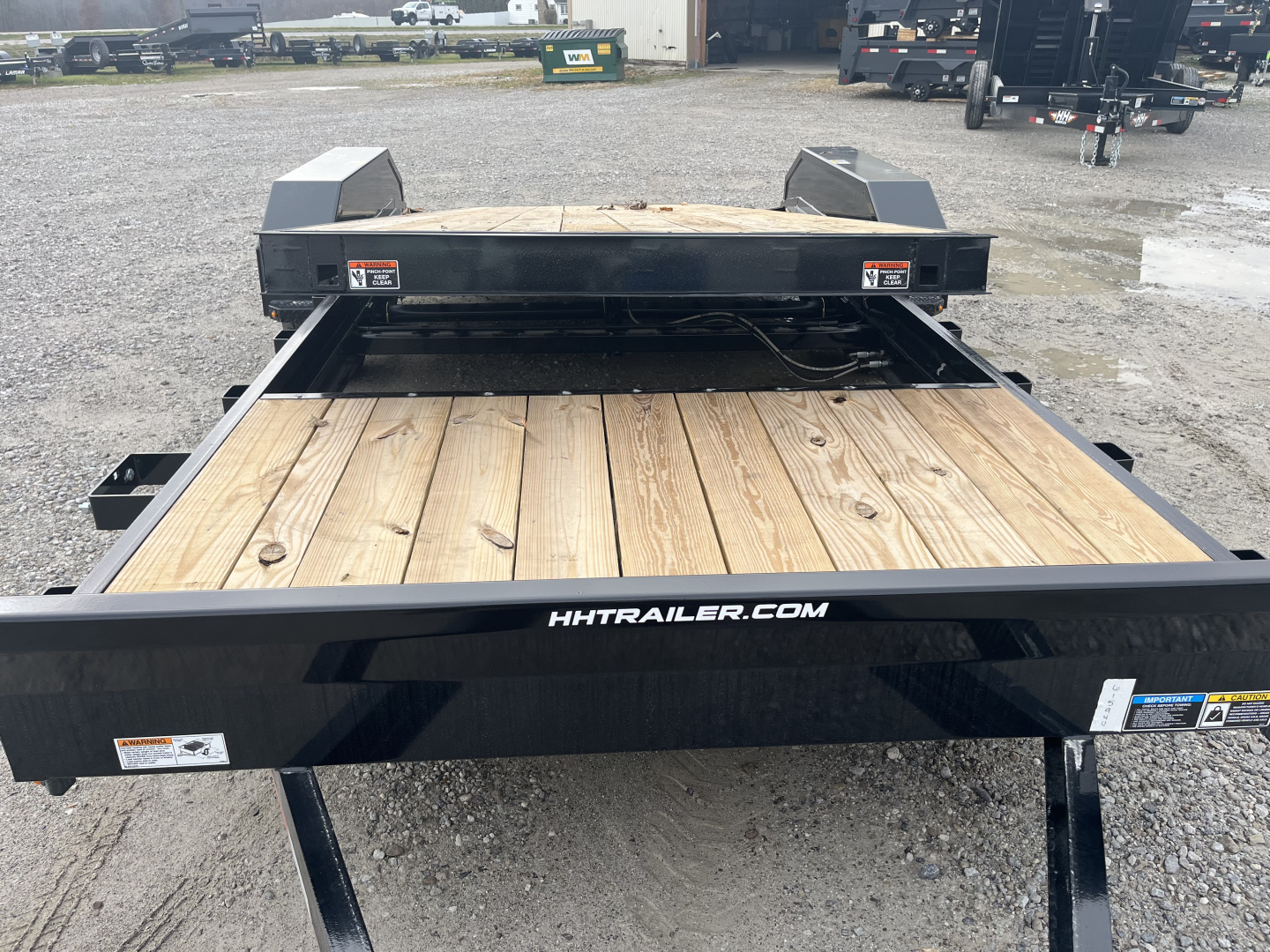 New 2026 H&H Trailers 82X22 18+4 Tilt Trailer 14K GVWR Drive Over Fenders