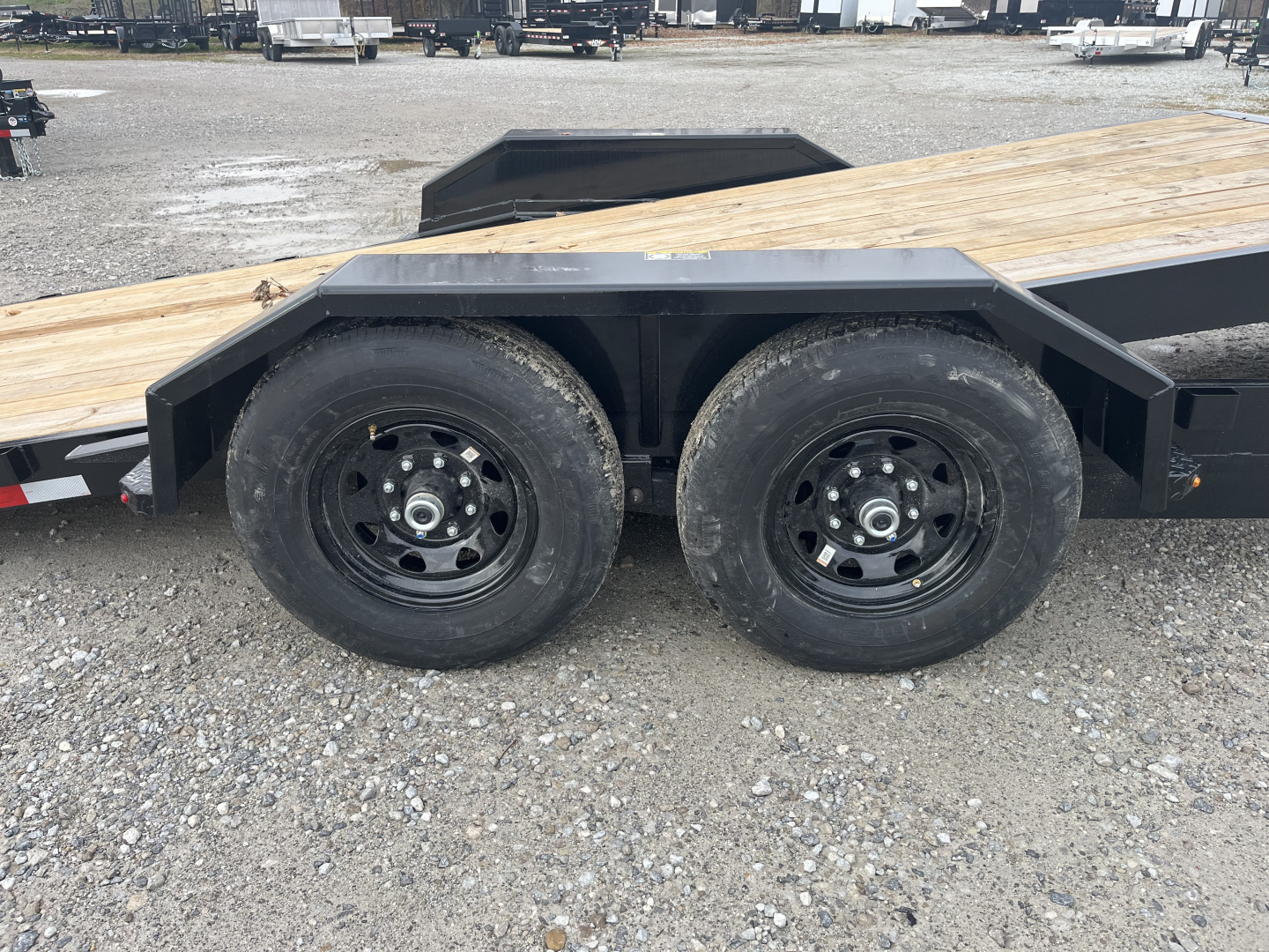 New 2026 H&H Trailers 82X22 18+4 Tilt Trailer 14K GVWR Drive Over Fenders