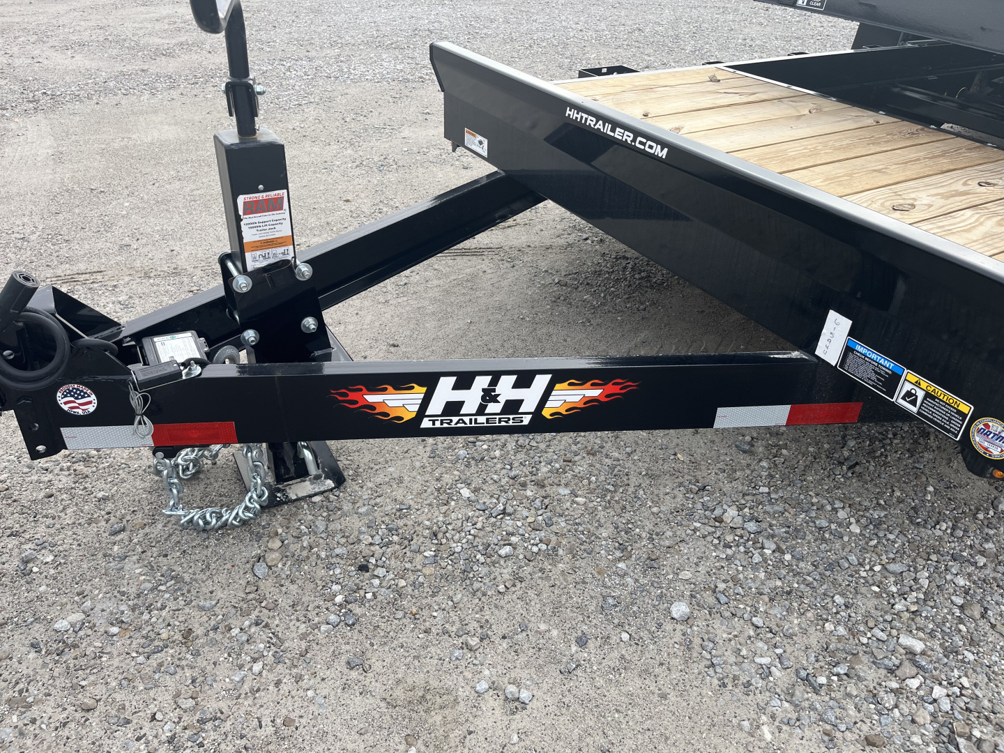 New 2026 H&H Trailers 82X22 18+4 Tilt Trailer 14K GVWR Drive Over Fenders