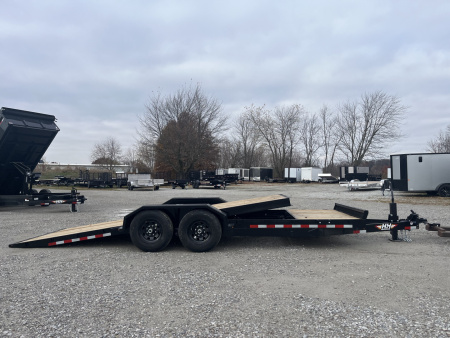 New 2026 H&H Trailers 82X22 18+4 Tilt Trailer 14K GVWR Drive Over Fenders
