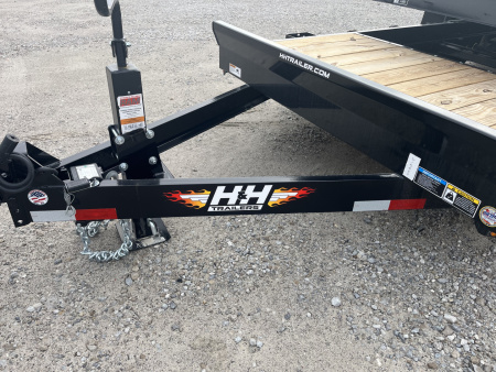New 2026 H&H Trailers 82X22 18+4 Tilt Trailer 14K GVWR Drive Over Fenders