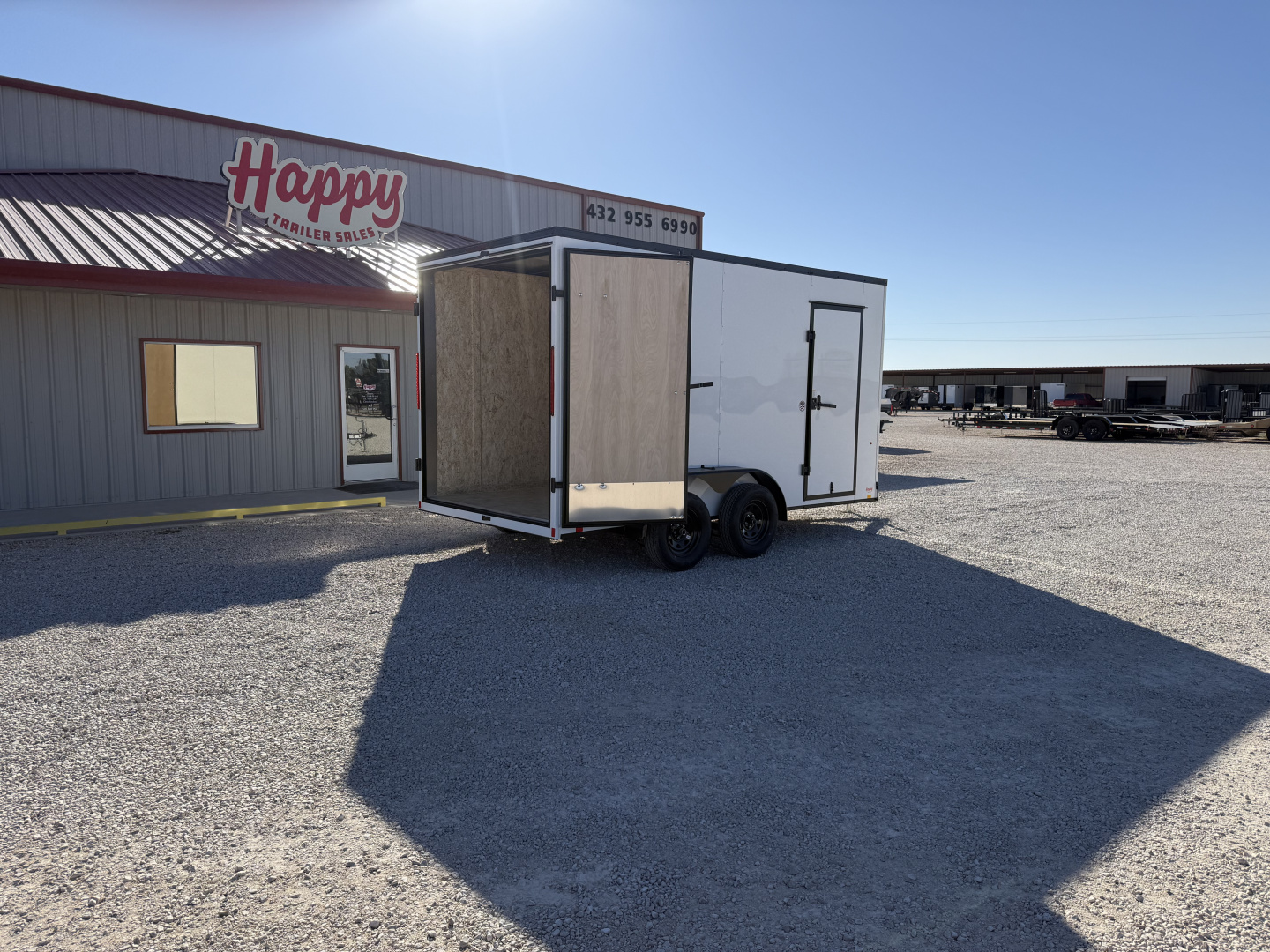 New 2026 Compass 7'x14' Enclosed Cargo Trailer - Indigo DLX