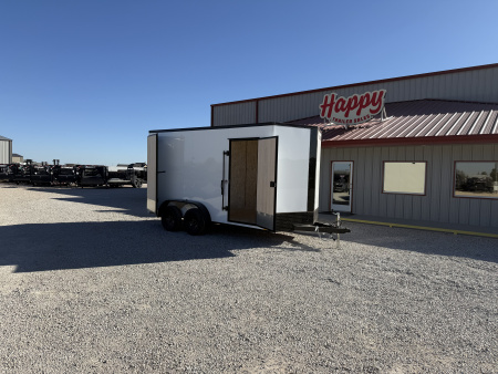 New 2026 Compass 7'x14' Enclosed Cargo Trailer - Indigo DLX