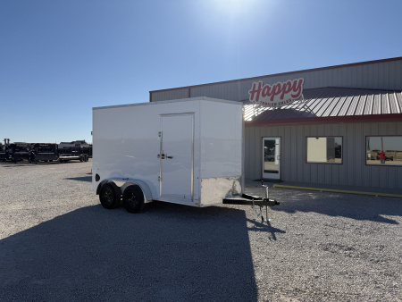 New 2026 Compass 7'x12' Enclosed Cargo Trailer - Indigo DLX