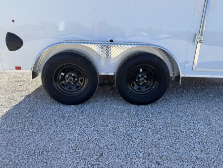 New 2026 Compass 7'x12' Enclosed Cargo Trailer - Indigo DLX