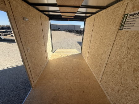 New 2026 Compass 7'x12' Enclosed Cargo Trailer - Indigo DLX