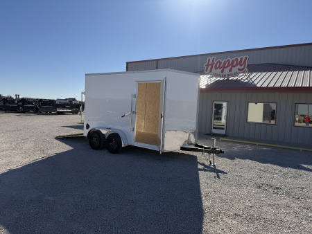 New 2026 Compass 7'x12' Enclosed Cargo Trailer - Indigo DLX