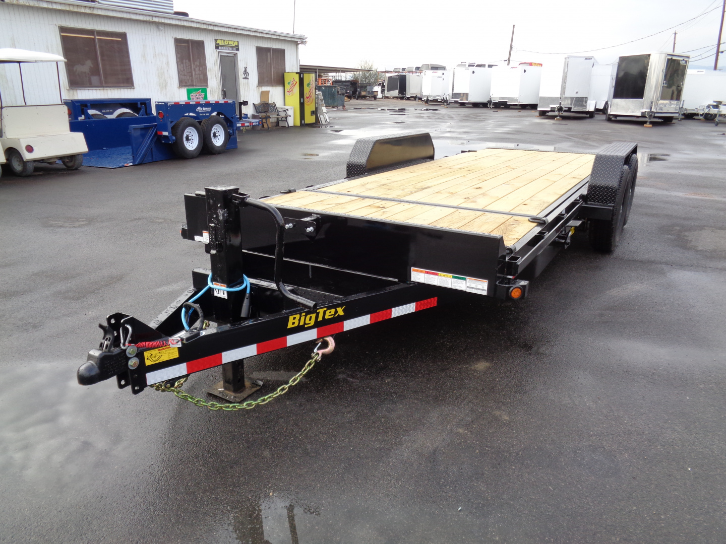 New 2026 Big Tex Trailers * 14TL-20 * 20Ft 14k Heavy Duty Tilt Bed Equipment Trailer w/ Front Stationary Deck