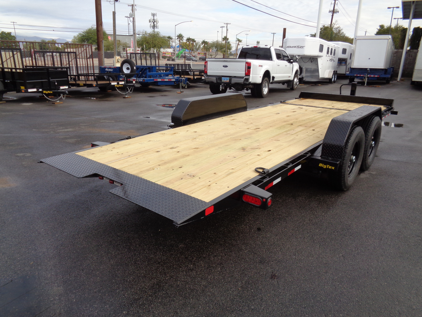 New 2026 Big Tex Trailers * 14TL-20 * 20Ft 14k Heavy Duty Tilt Bed Equipment Trailer w/ Front Stationary Deck