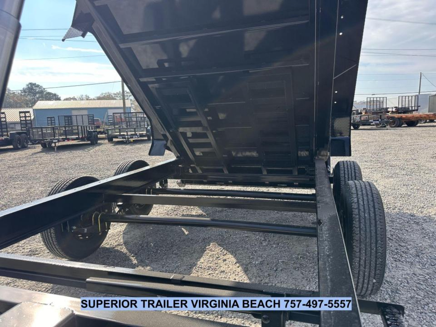 New 2026 PJ Trailers 7X14 DT1 15.4K Low Pro Telescopic Dump Trailer