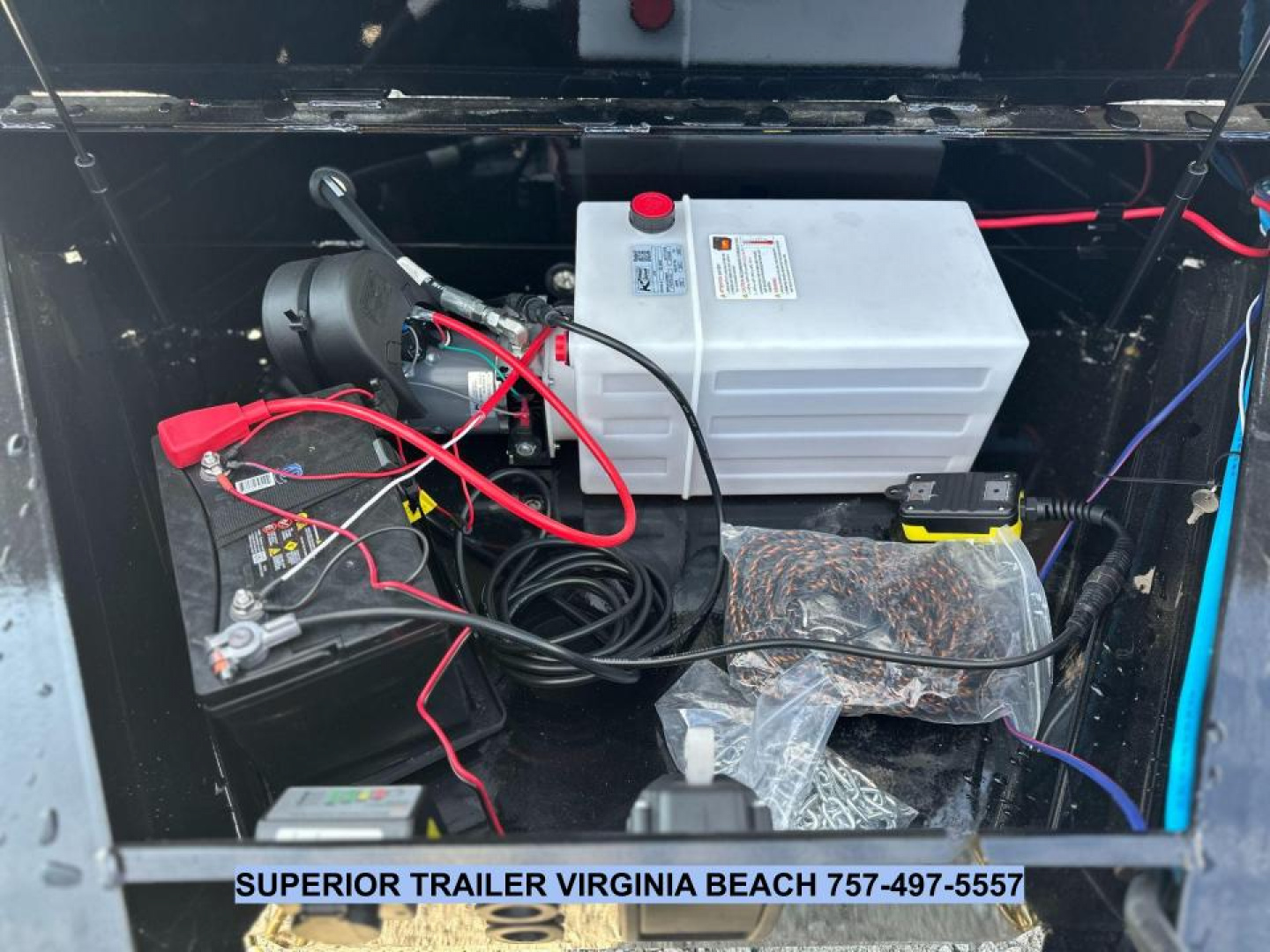 New 2026 PJ Trailers 7X14 DT1 15.4K Low Pro Telescopic Dump Trailer