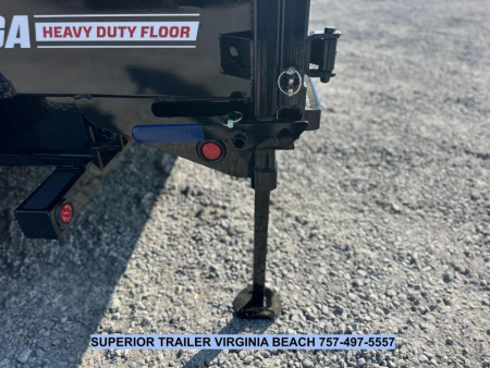 New 2026 PJ Trailers 7X14 DT1 15.4K Low Pro Telescopic Dump Trailer