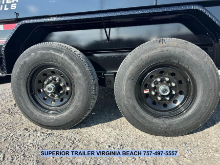 New 2026 PJ Trailers 7X14 DT1 15.4K Low Pro Telescopic Dump Trailer