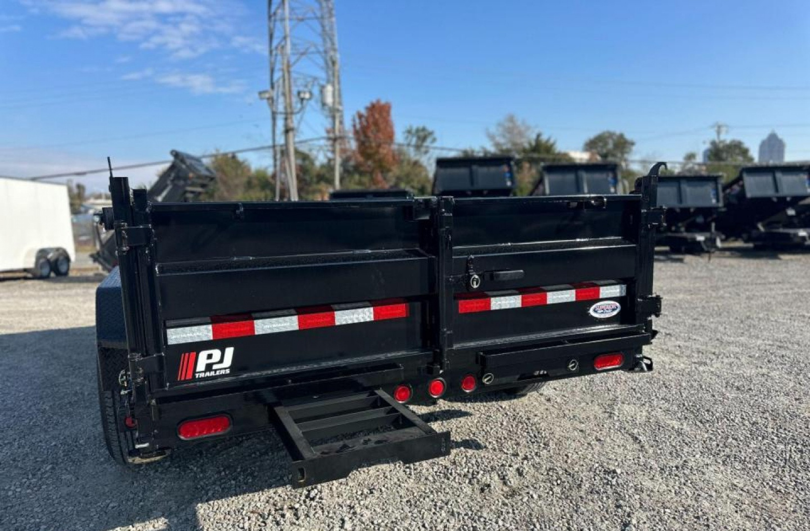 New 2026 PJ Trailers 7X14 DT1 15.4K Low Pro Telescopic Dump Trailer