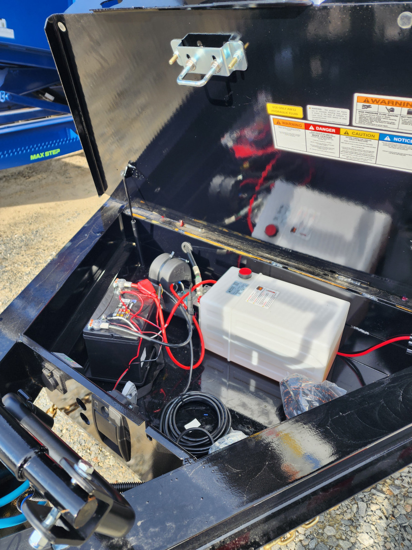 New 2026 PJ Trailers 7X14 DT1 15.4K Low Pro Telescopic Dump Trailer w/ 4' Sides