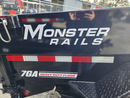 New 2026 PJ Trailers 7X14 DT1 15.4K Low Pro Telescopic Dump Trailer w/ Voyager Pkg