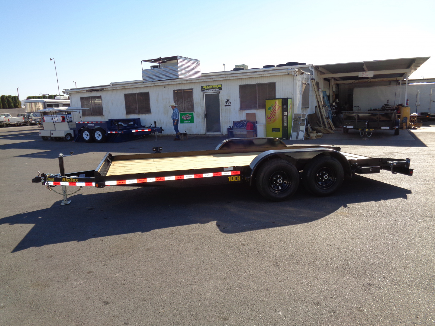 New 2026 Big Tex Trailer * 10CH-18 DT * 18Ft 10K Tandem Axle Dove Tail Car Hauler