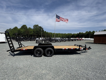 New 2026 Down 2 Earth Trailers 20ft 10K w/ Fold Up Ramps Equipment Trailer