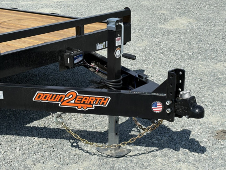 New 2026 Down 2 Earth Trailers 20ft 10K w/ Fold Up Ramps Equipment Trailer