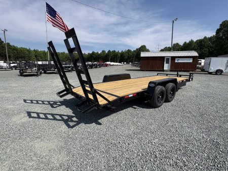 New 2026 Down 2 Earth Trailers 20ft 10K w/ Fold Up Ramps Equipment Trailer