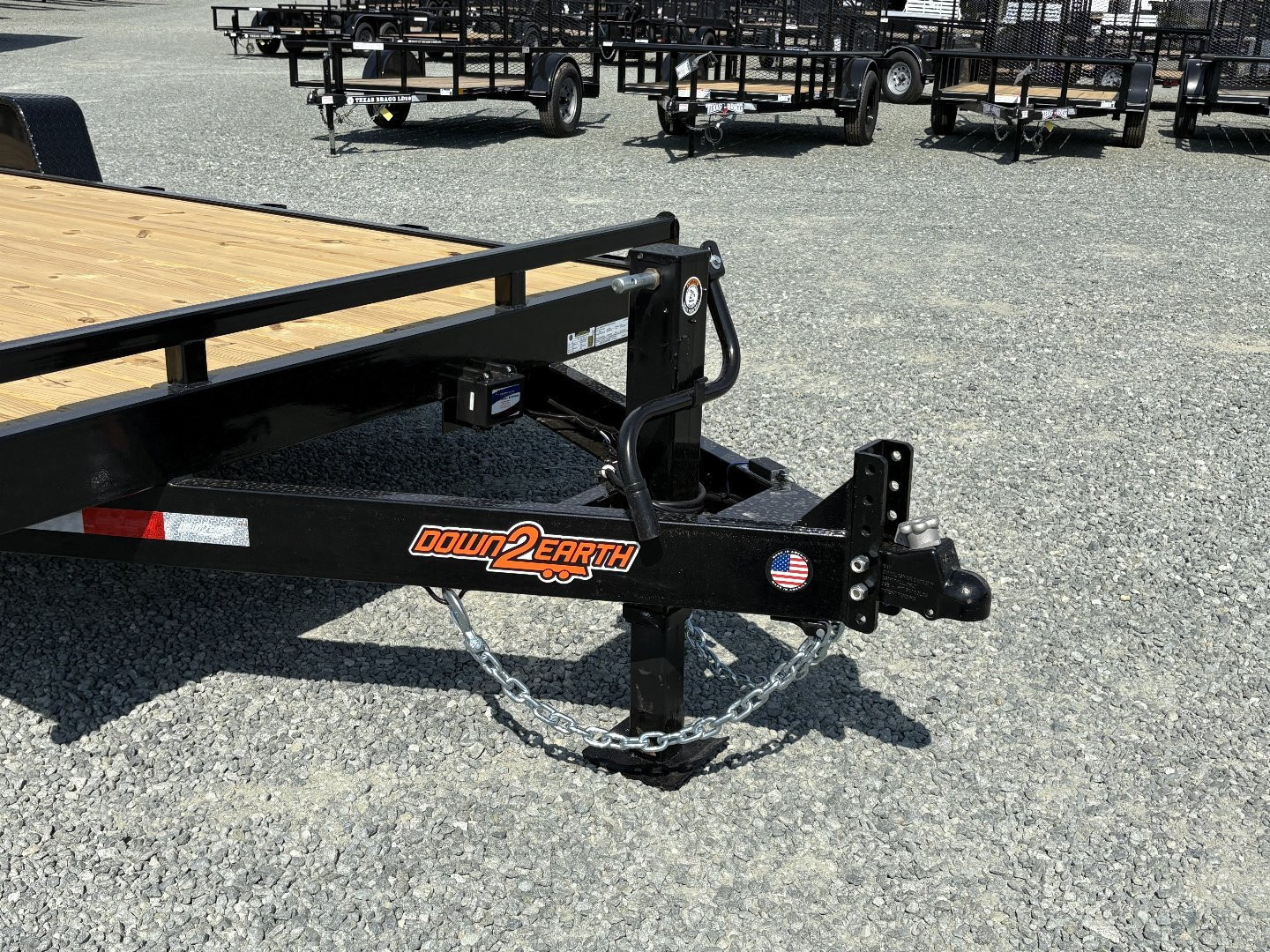 New 2026 Down 2 Earth Trailers 20ft 14K w/ Fold Up Ramps Equipment Trailer