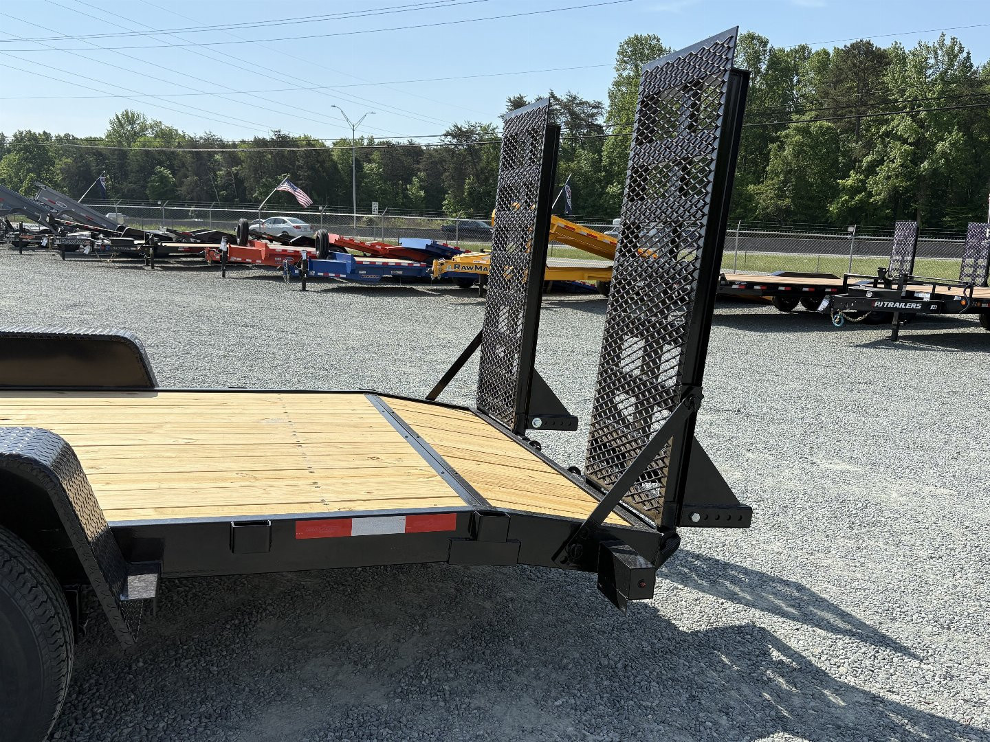 New 2026 Down 2 Earth Trailers 20ft 14K w/ Fold Up Ramps Equipment Trailer