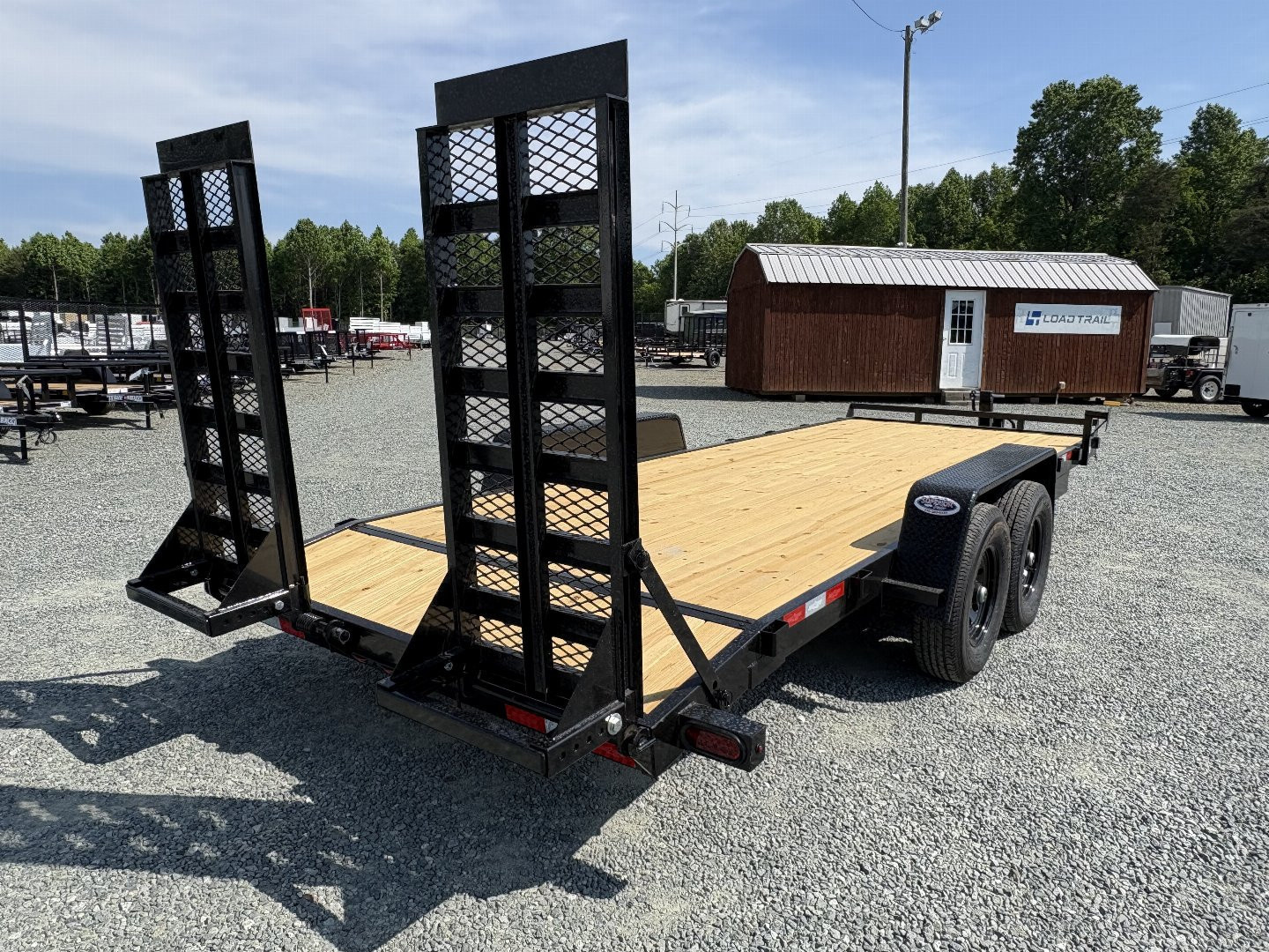 New 2026 Down 2 Earth Trailers 20ft 14K w/ Fold Up Ramps Equipment Trailer