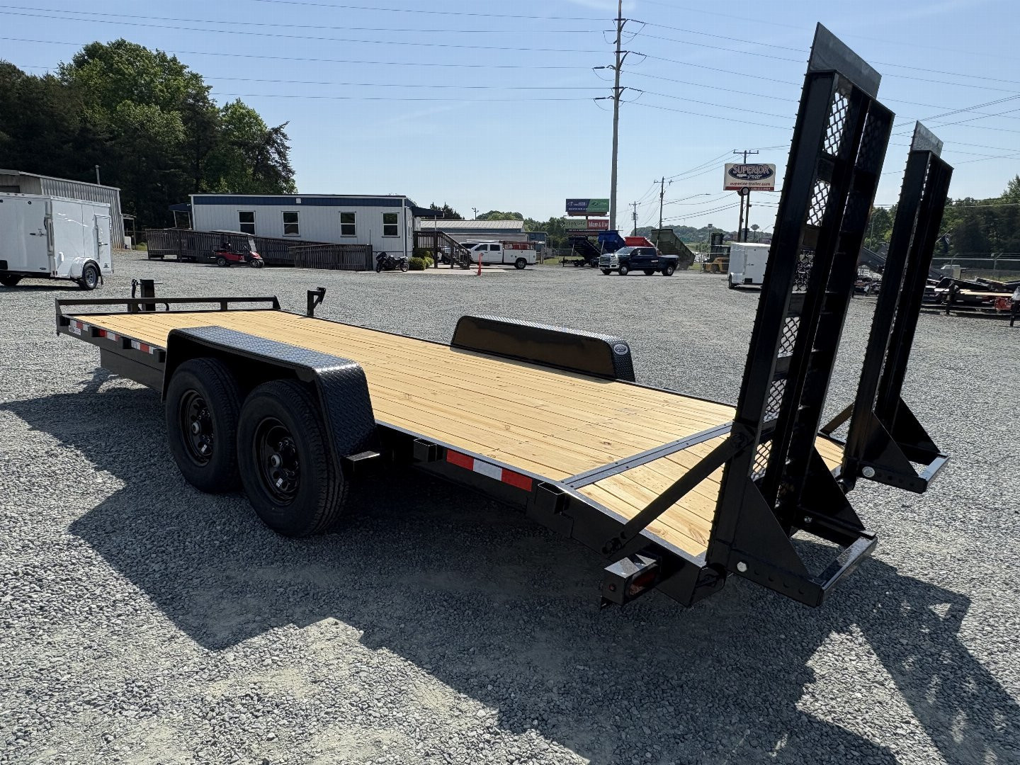 New 2026 Down 2 Earth Trailers 20ft 14K w/ Fold Up Ramps Equipment Trailer