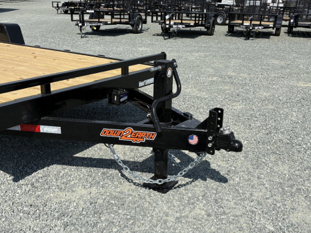 New 2026 Down 2 Earth Trailers 20ft 14K w/ Fold Up Ramps Equipment Trailer