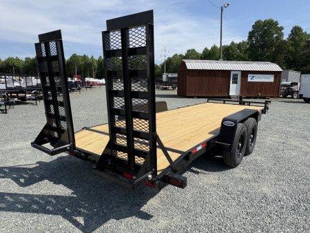 New 2026 Down 2 Earth Trailers 20ft 14K w/ Fold Up Ramps Equipment Trailer