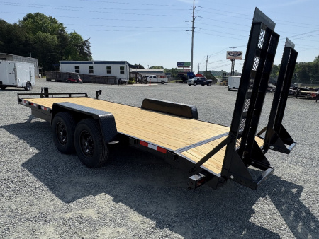 New 2026 Down 2 Earth Trailers 20ft 14K w/ Fold Up Ramps Equipment Trailer