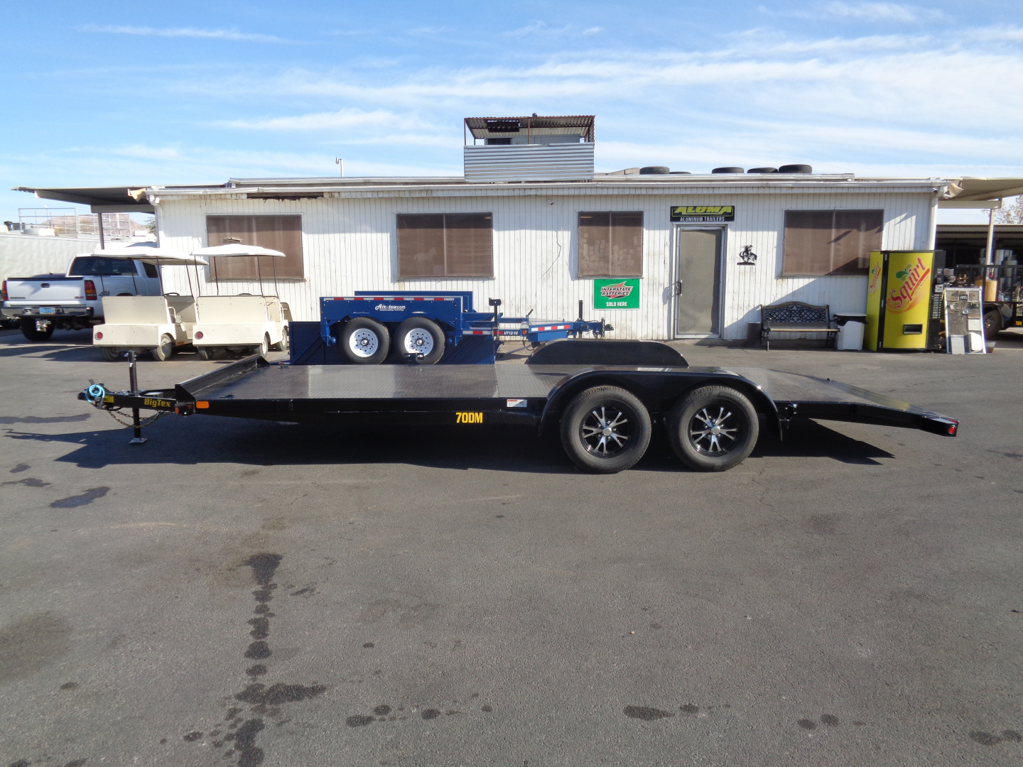 New 2026 Big Tex Trailers * 70DM-20 * 20Ft Tandem Axle Steel Diamond Back 7k Car Hauler