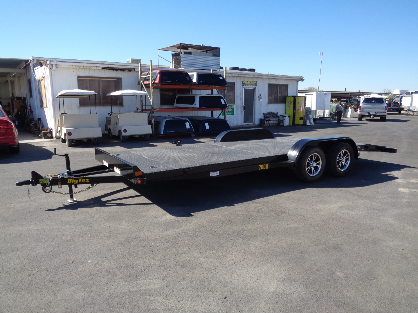 New 2026 Big Tex Trailers * 70DM-20 * 20Ft Tandem Axle Steel Diamond Back 7k Car Hauler