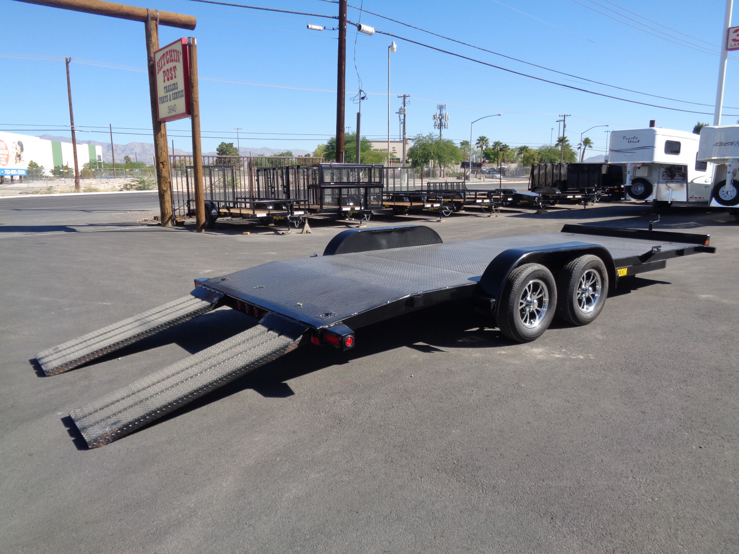 New 2026 Big Tex Trailers * 70DM-20 * 20Ft Tandem Axle Steel Diamond Back 7k Car Hauler