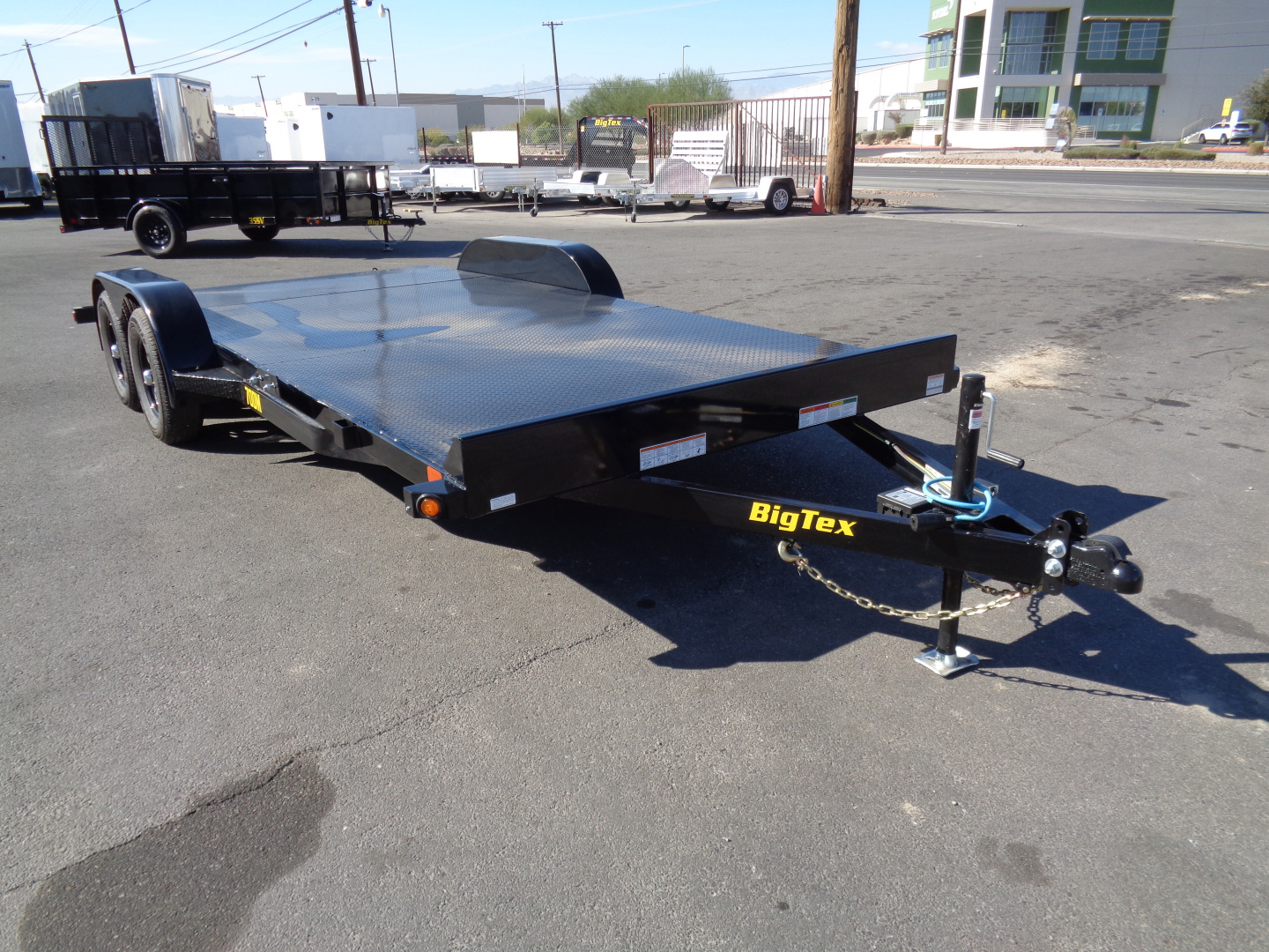 New 2026 Big Tex Trailers * 70DM-18 * 18Ft Tandem Axle Steel Diamond Back 7k Car Hauler