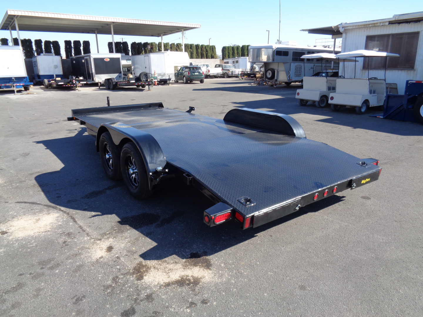 New 2026 Big Tex Trailers * 70DM-18 * 18Ft Tandem Axle Steel Diamond Back 7k Car Hauler