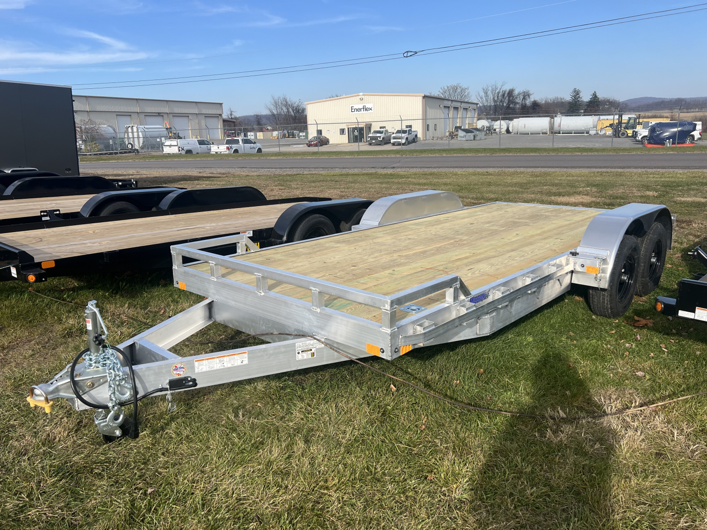 New 2026 Mission 7x18 10K Wood Deck Car Hauler