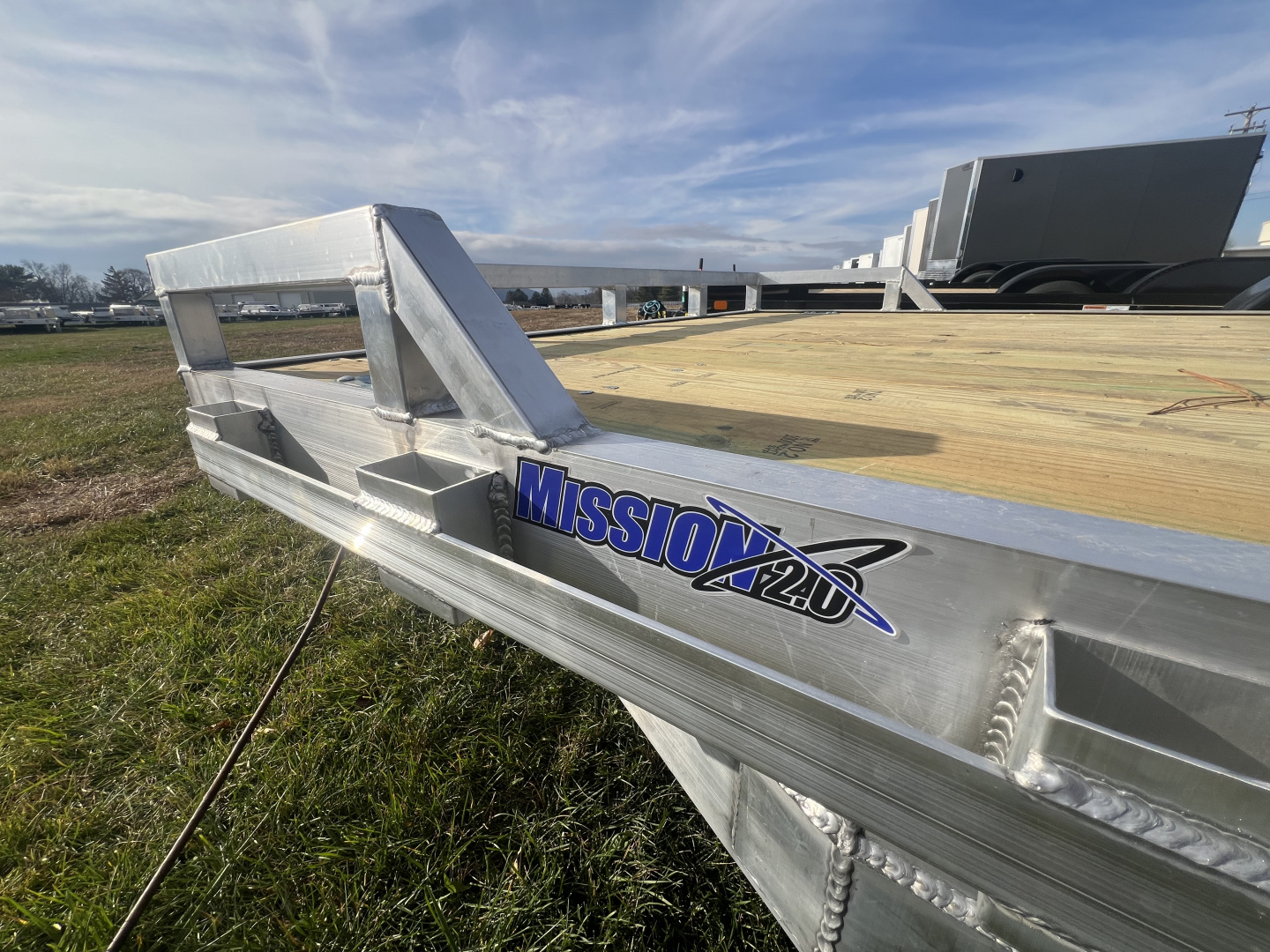 New 2026 Mission 7x18 10K Wood Deck Car Hauler