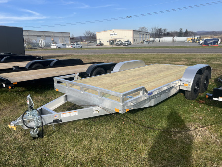 New 2026 Mission 7x18 10K Wood Deck Car Hauler