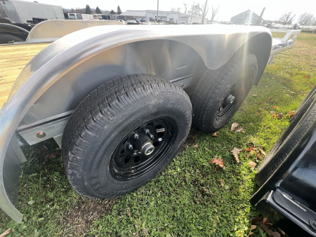 New 2026 Mission 7x18 10K Wood Deck Car Hauler