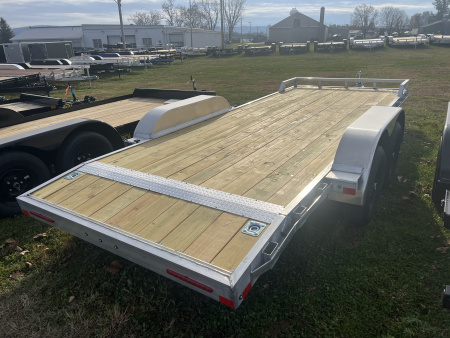 New 2026 Mission 7x18 10K Wood Deck Car Hauler