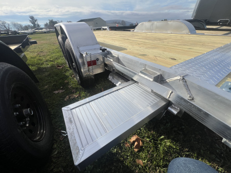 New 2026 Mission 7x18 10K Wood Deck Car Hauler