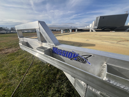 New 2026 Mission 7x18 10K Wood Deck Car Hauler