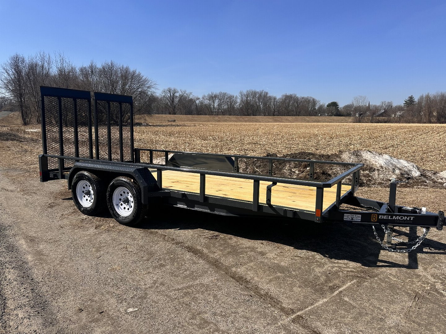 New 2026 Belmont 7x16 Landscape trailer