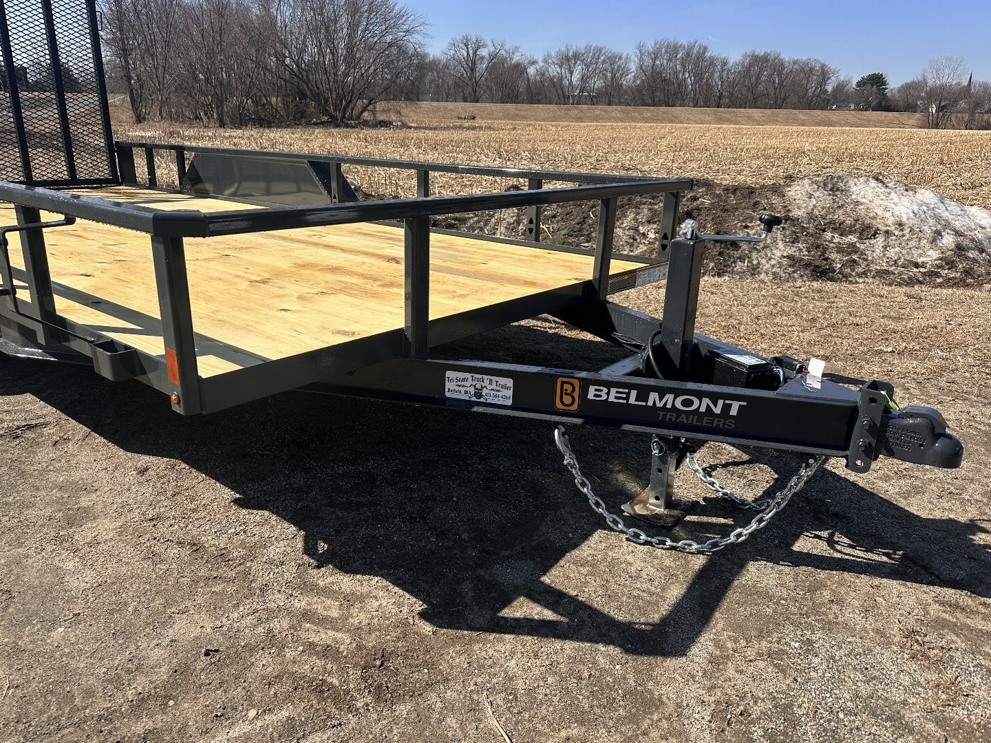 New 2026 Belmont 7x16 Landscape trailer