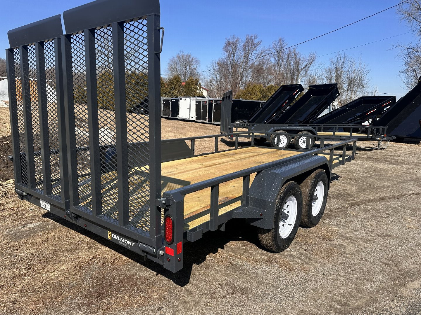 New 2026 Belmont 7x16 Landscape trailer