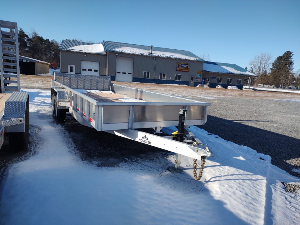 New 2026 Nordtek 7X18 7K Aluminum Utility Utility Trailer