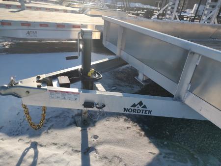 New 2026 Nordtek 7X18 7K Aluminum Utility Utility Trailer