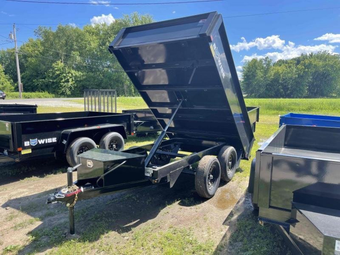 New 2026 BWISE 6x10 dump trailer 10K GVW