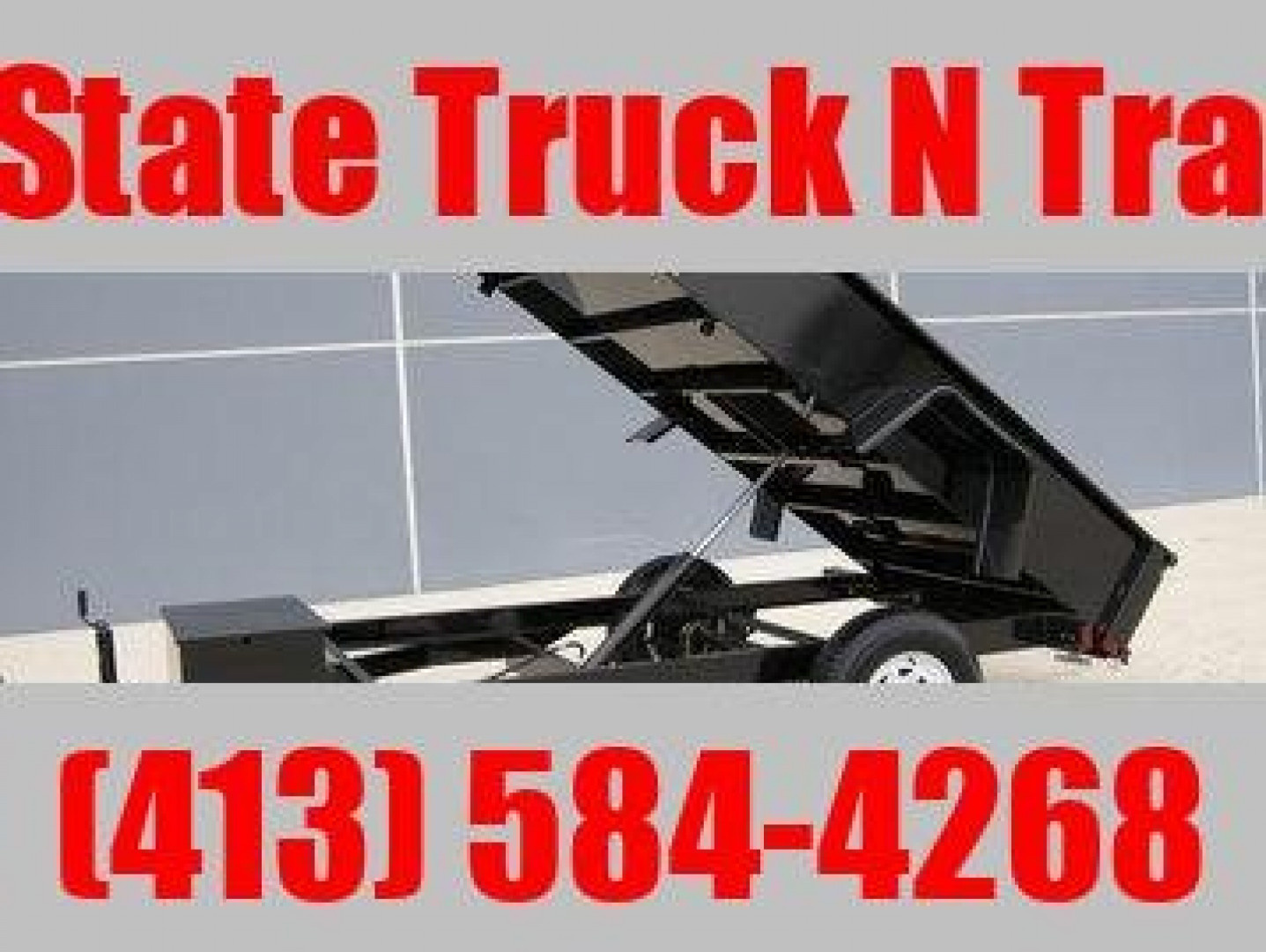 New 2026 BWISE 5x8 5k GVW Dump trailer